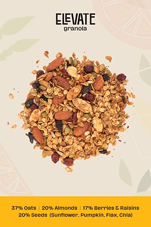 ELEVATE Granola Almond & Seeds 600g