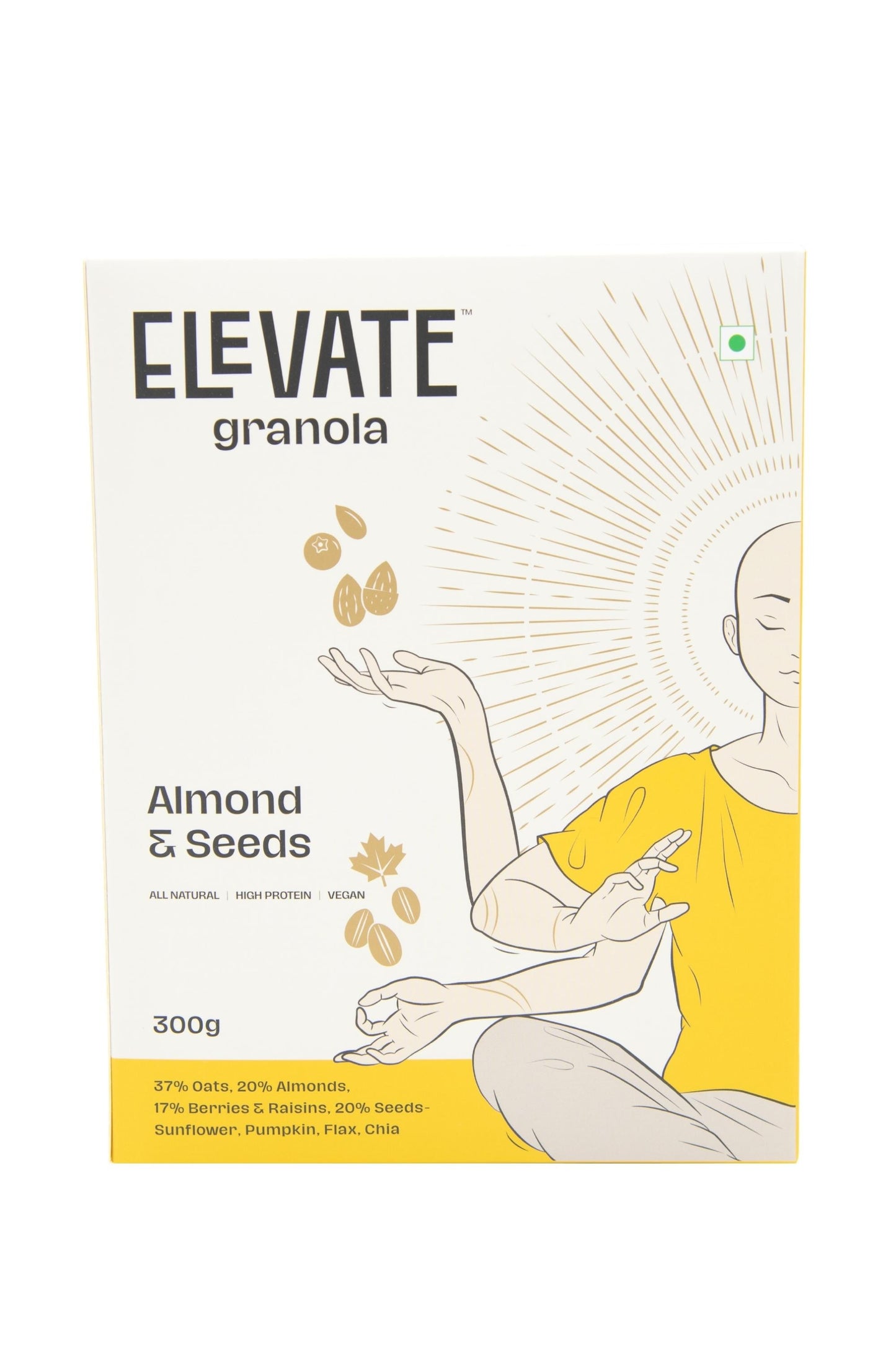 ELEVATE Granola Almond & Seeds 300g