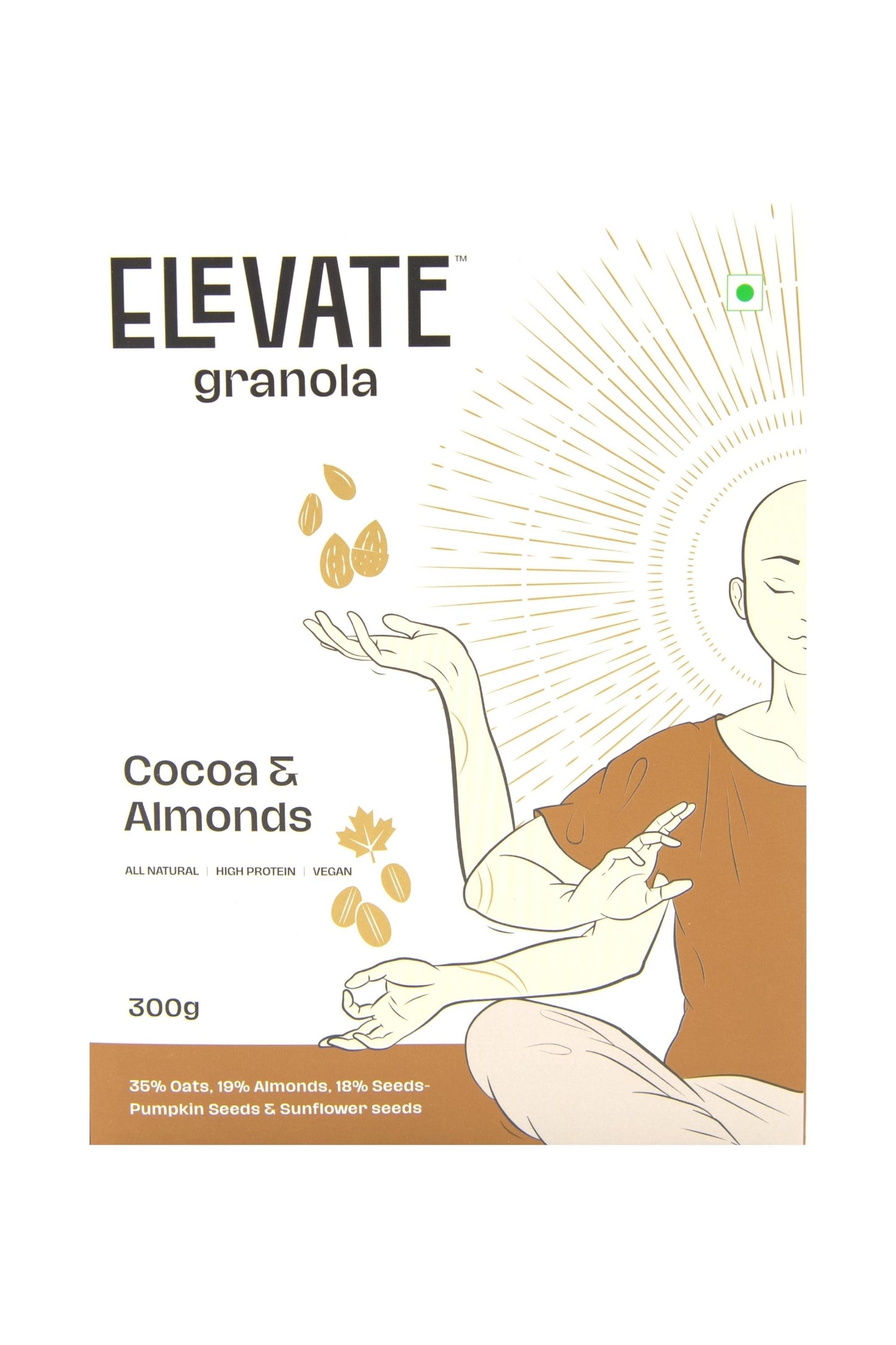 ELEVATE Granola Cocoa & Almonds 300g